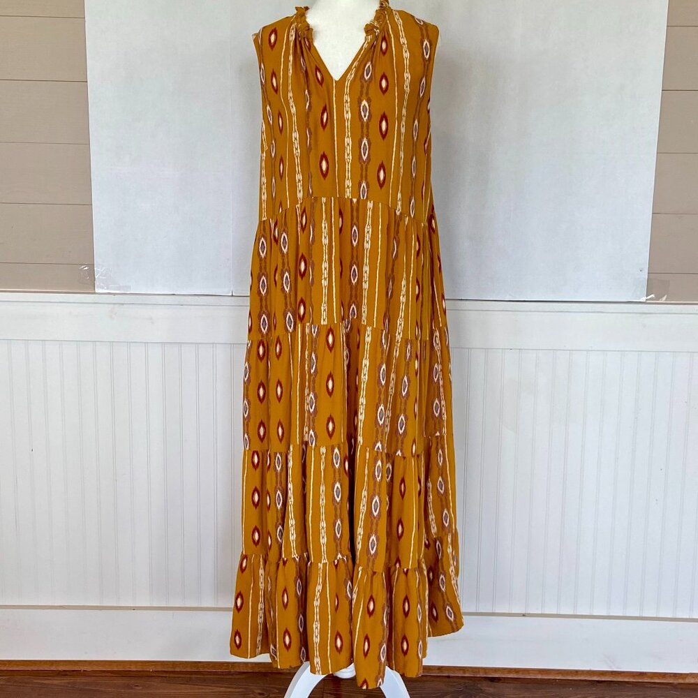 Boho Rodeo Mumu Maxi Dress Sz XL